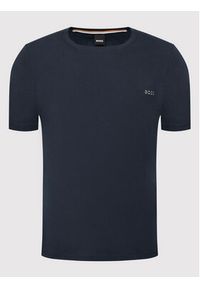 BOSS - Boss T-Shirt Mix&Match 50469550 Granatowy Regular Fit. Kolor: niebieski. Materiał: bawełna #4
