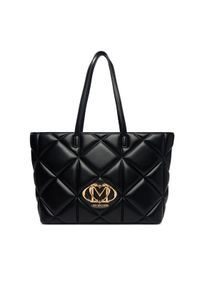 Love Moschino - LOVE MOSCHINO Torebka JC4120PP1OLC0000 Czarny. Kolor: czarny. Materiał: skórzane #1