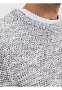 Selected Homme Sweter Vince 16059390 Szary Regular Fit. Kolor: szary. Materiał: bawełna