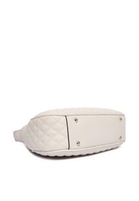 Guess Torebka Atabey HWQG98 94010 Écru. Kolor: kremowy. Materiał: skórzane #4