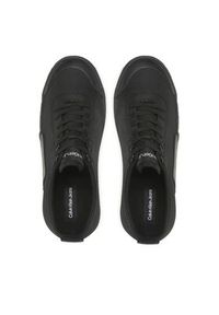 Calvin Klein Jeans Trampki Skater Vulc Laceup Low Ny YM0YM00459 Czarny. Kolor: czarny. Materiał: materiał