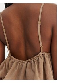 Eleh Sukienka letnia SS260198 Beżowy Relaxed Fit. Kolor: beżowy. Materiał: syntetyk. Sezon: lato #3