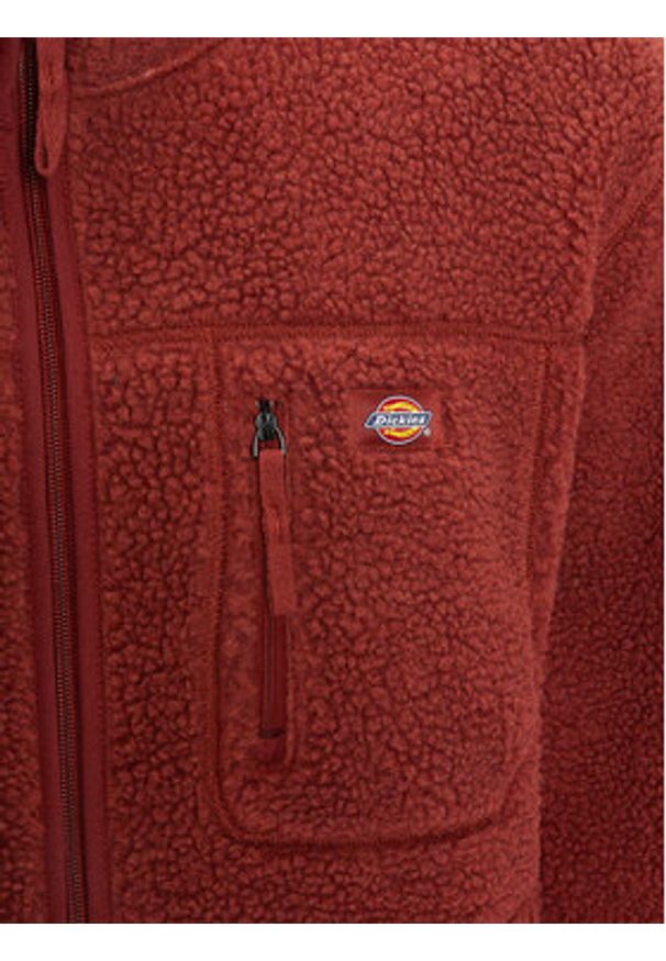 Dickies Polar Mount Hope DK0A4YEE Bordowy Regular Fit. Kolor: czerwony. Materiał: polar, syntetyk
