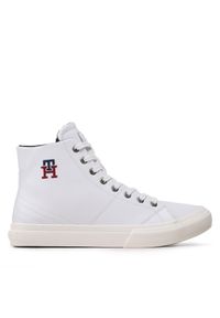 TOMMY HILFIGER - Sneakersy Tommy Hilfiger. Kolor: biały. Styl: street