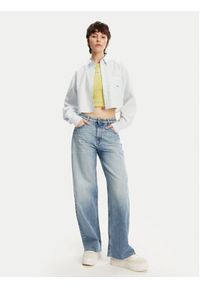 Calvin Klein Jeans Koszula J20J225078 Błękitny Regular Fit. Kolor: niebieski. Materiał: bawełna
