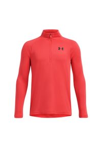 Longsleeve sportowy chłopięcy Under Armour UA Tech 2.0 1/2 Zip - czerwony. Kolor: czerwony. Materiał: tkanina, poliester. Długość rękawa: długi rękaw #1