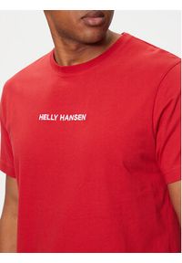 Helly Hansen T-Shirt Core T-Shirt 53532 Czerwony Regular Fit. Kolor: czerwony. Materiał: bawełna #3