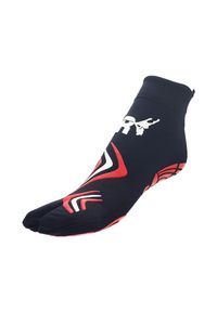 R-EVENGE - Antypoślizgowe skarpety odblaskowe do kalisteniki R-Evenge 1 finger. Kolor: czerwony. Materiał: lycra, poliamid. Sport: joga i pilates, fitness #1