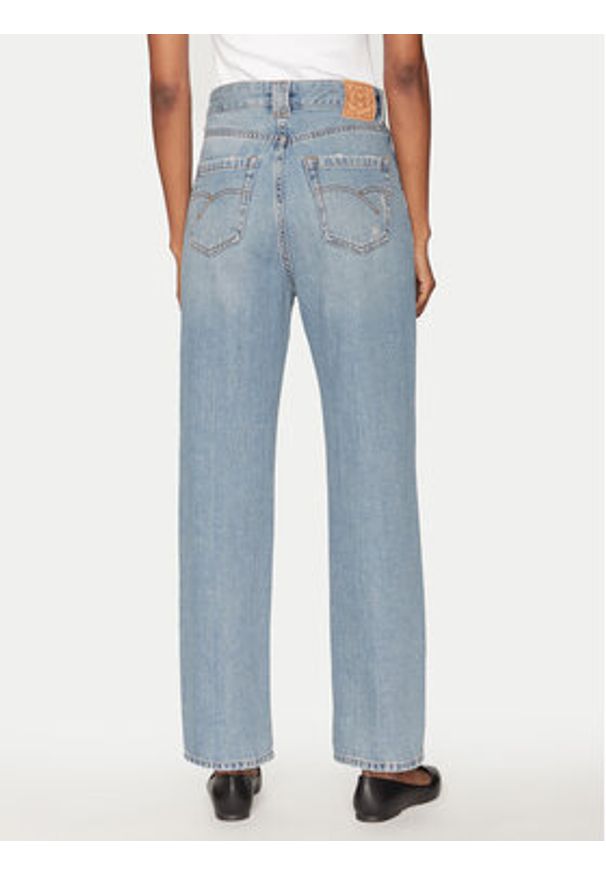 Marella Jeansy Mom 2513181084 Niebieski Mom Fit. Kolor: niebieski