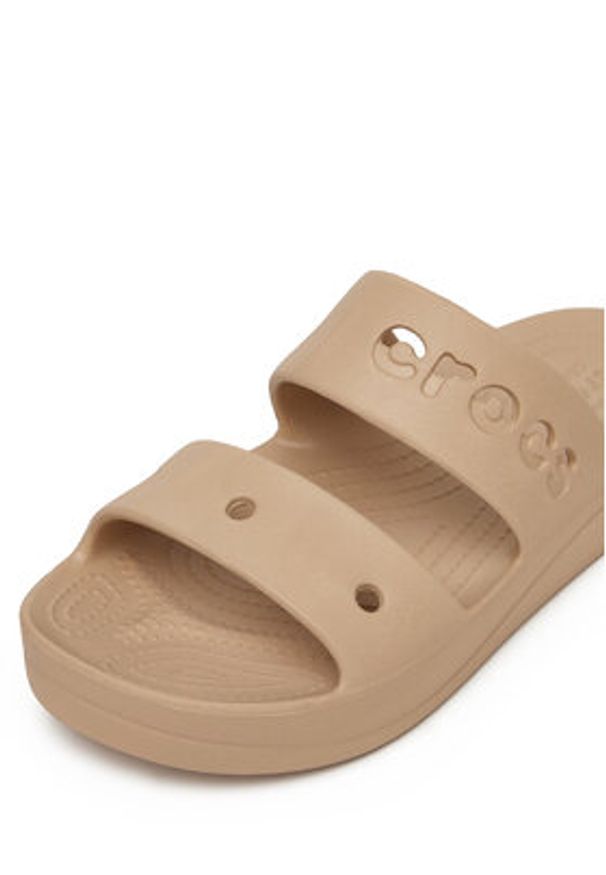 Crocs Klapki BAYA PLATFORM SANDAL 208188-212 Beżowy. Kolor: beżowy. Materiał: syntetyk. Obcas: na platformie