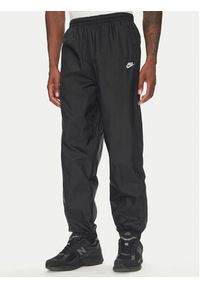 Nike Dres Club HJ1985 Czarny Relaxed Fit. Kolor: czarny. Materiał: syntetyk