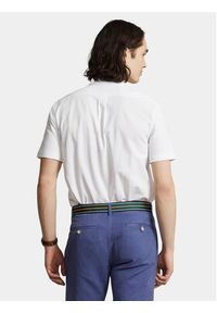 Polo Ralph Lauren Koszula 710798291002 Biały Slim Fit. Typ kołnierza: polo. Kolor: biały. Materiał: bawełna