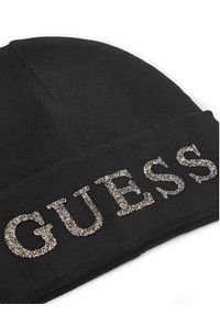 Guess Czapka AW5398 POL01 Czarny. Kolor: czarny. Materiał: wiskoza, materiał