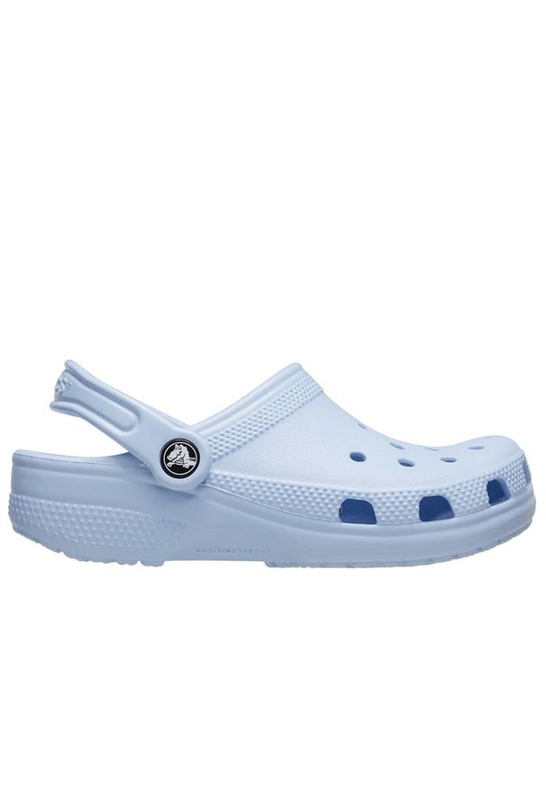 Klapki dziecięce Crocs Classic Clog 206991-4NS - niebieskie. Kolor: niebieski. Sezon: lato. Styl: młodzieżowy