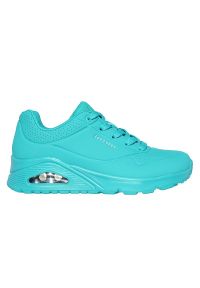 skechers - Buty do chodzenia damskie Skechers 73690TURQ. Kolor: niebieski. Materiał: materiał, syntetyk. Szerokość cholewki: normalna. Sport: turystyka piesza