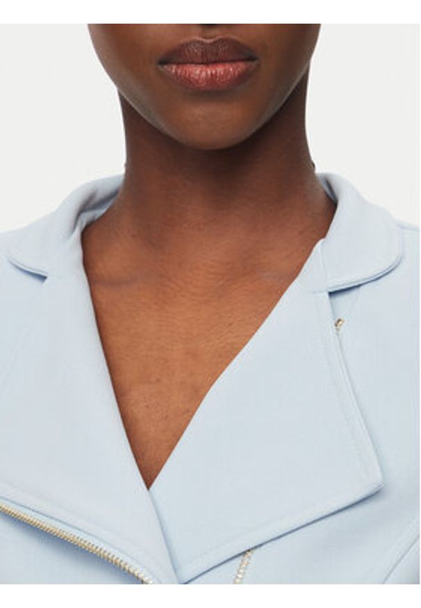 Rinascimento Marynarka CFC0127901003 Błękitny Slim Fit. Kolor: niebieski. Materiał: syntetyk