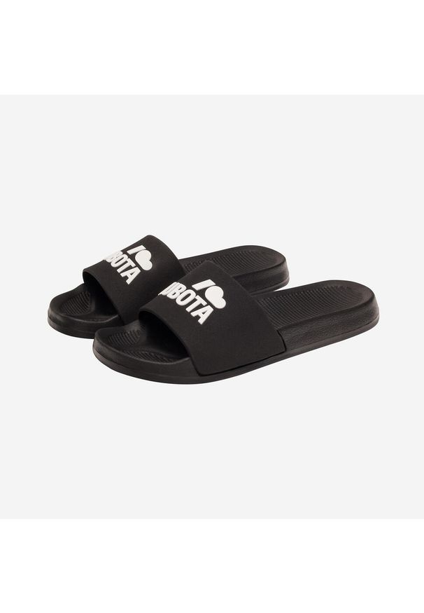 Klapki Kubota Basenowe Basic Czarne. Kolor: czarny. Materiał: materiał. Styl: sportowy