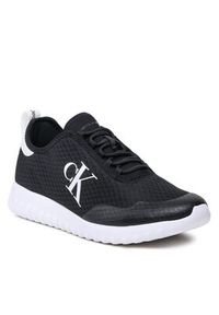 Calvin Klein Jeans Sneakersy Sporty Runner Eva Slipon Mesh YM0YM00627 Czarny. Kolor: czarny. Materiał: materiał #2