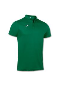 Koszulka polo do tenisa męska Joma Hobby. Typ kołnierza: polo. Kolor: zielony. Materiał: materiał. Wzór: gładki. Sport: tenis