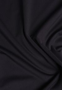 Renee - Czarna Dopasowana Bluzka Typu Longsleeve z Bawełną Moanti. Okazja: na co dzień. Kolor: czarny. Materiał: bawełna. Długość rękawa: długi rękaw. Wzór: kropki. Styl: casual #2