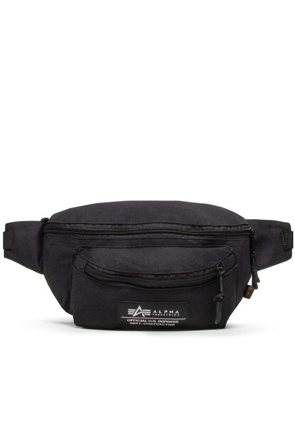 Alpha Industries Saszetka nerka Big Alpha Waist Bag 126909 Czarny. Kolor: czarny. Materiał: materiał