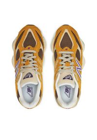 New Balance Sneakersy U9060SRB Żółty. Kolor: żółty. Materiał: zamsz, skóra