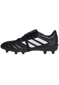 Adidas - Buty piłkarskie adidas Copa Gloro Fg GY9045 czarne czarne. Zapięcie: sznurówki. Kolor: czarny. Materiał: skóra. Szerokość cholewki: normalna. Sport: piłka nożna