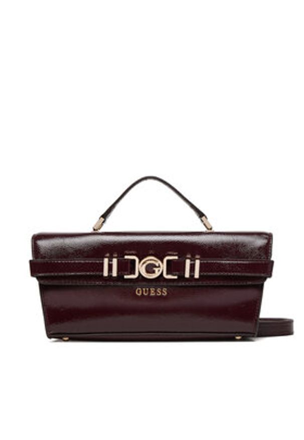 Guess Torebka Cirene HWTG96 68200 Bordowy. Kolor: czerwony. Materiał: skórzane