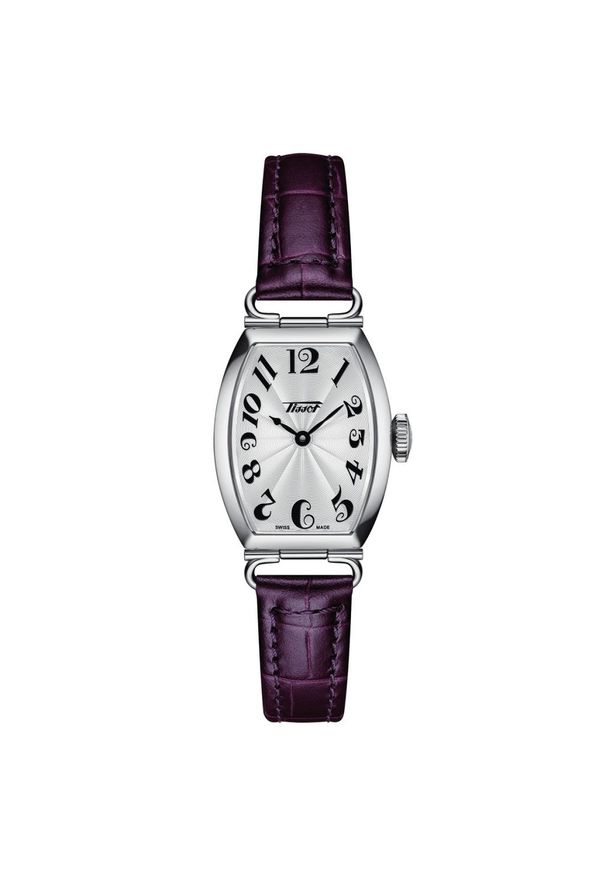 TISSOT PROMOCJA HERITAGE PORTO SMALL LADY T128.109.16.032.00. Materiał: skóra. Styl: retro