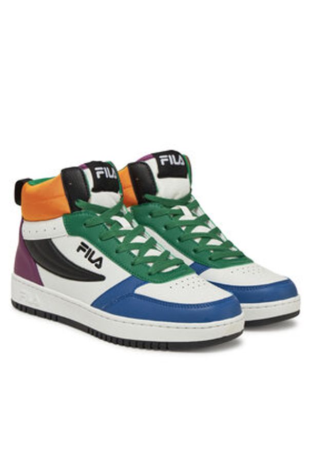 Fila Sneakersy Rega Nf Mid FFM0369 53341 Kolorowy. Materiał: skóra. Wzór: kolorowy