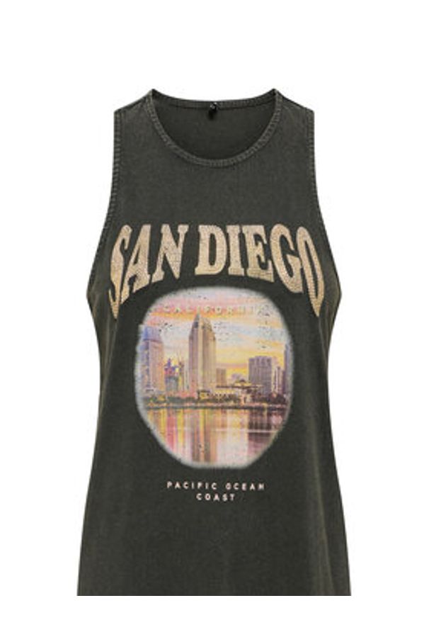 only - ONLY Sukienka codzienna Lucy 15324373 Czarny Regular Fit. Okazja: na co dzień. Kolor: czarny. Materiał: bawełna. Typ sukienki: proste. Styl: casual