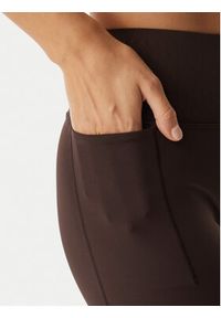 Adidas - adidas Szorty sportowe Optime Power KF1043 Brązowy Slim Fit. Kolor: brązowy. Materiał: syntetyk #5