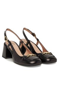Love Moschino - LOVE MOSCHINO Sandały JA10107G1MIA0000 Czarny. Kolor: czarny. Materiał: skóra #6