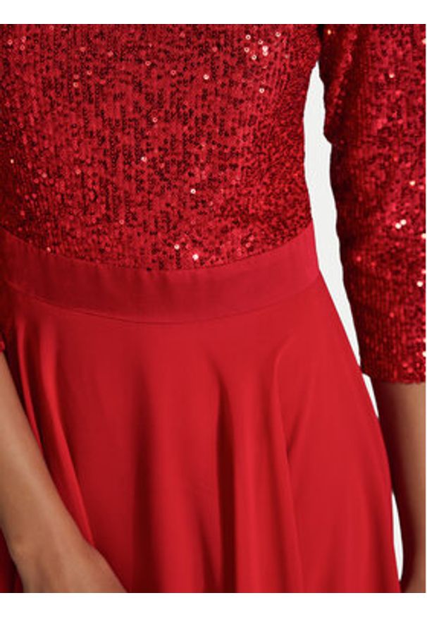 Swing Sukienka koktajlowa 5AH21600 Czerwony Regular Fit. Kolor: czerwony. Materiał: syntetyk. Styl: wizytowy