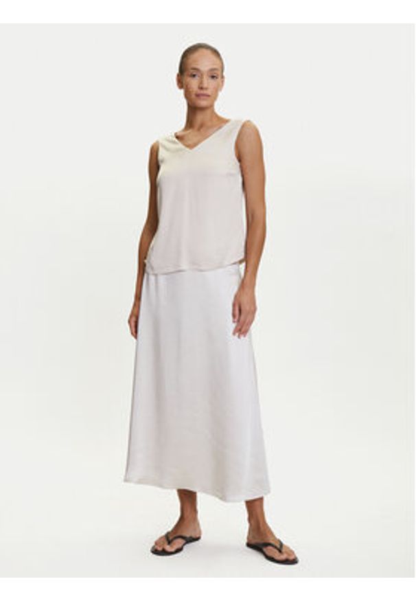 Tatuum Bluzka Susena T2507.049 Beżowy Regular Fit. Kolor: beżowy. Materiał: wiskoza