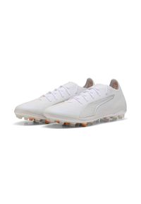 Puma - Buty piłkarskie unisex ULTRA 6 ULTIMATE MG PUMA White. Kolor: biały. Sport: piłka nożna