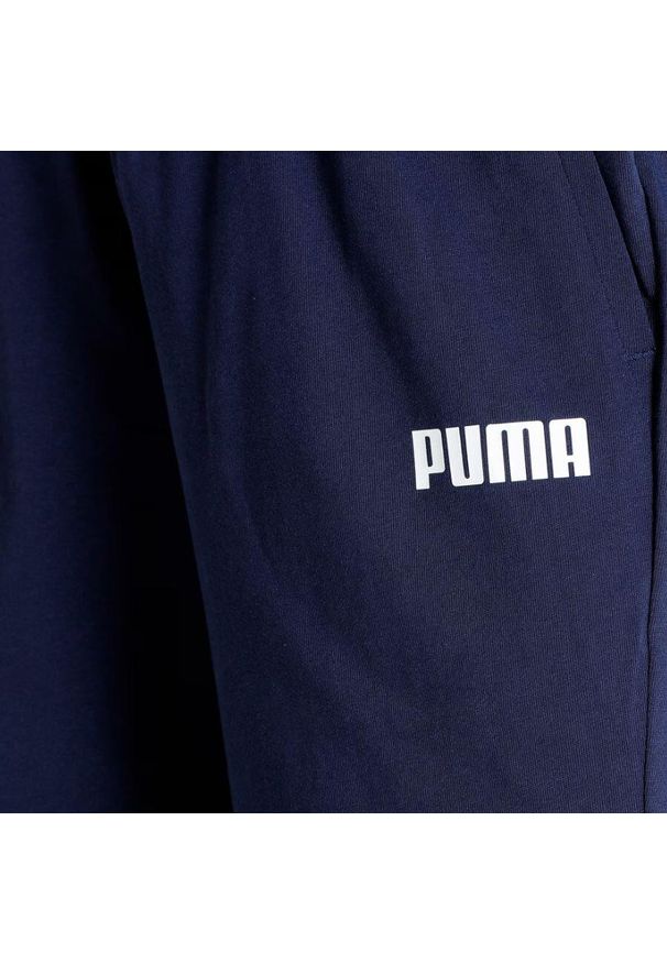 Krótkie spodenki Męskie Puma Ess Jersey Shorts 10. Kolor: niebieski. Materiał: jersey. Długość: krótkie. Sezon: lato. Sport: fitness