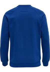 Bluza piłkarska męska Hummel Move Grid bawełniana. Kolor: niebieski. Materiał: bawełna. Sport: piłka nożna #2