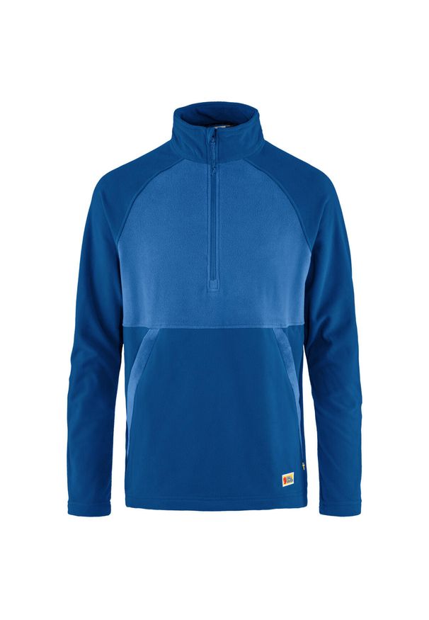 Fjällräven - Bluza polarowa męska Fjallraven Vardag Lite Fleece. Kolor: niebieski. Materiał: polar