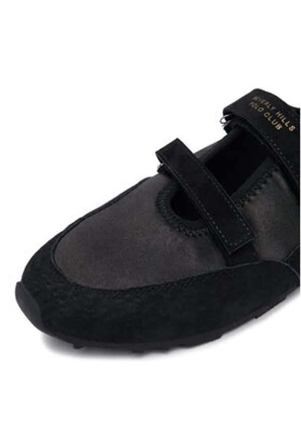 Beverly Hills Polo Club Baleriny CEO-6E1148-2 Czarny. Kolor: czarny. Materiał: skóra, zamsz