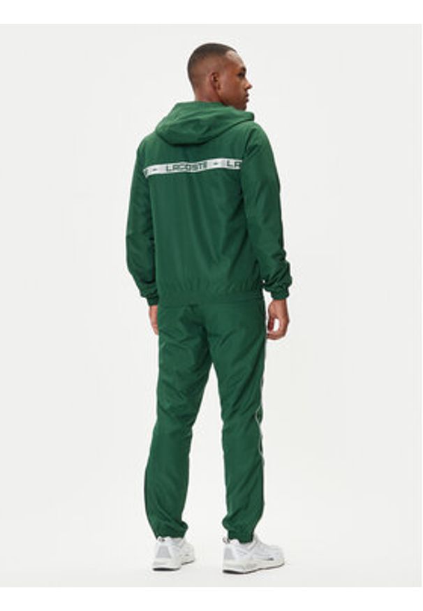 Lacoste Dres WH4757 Zielony Regular Fit. Kolor: zielony. Materiał: syntetyk