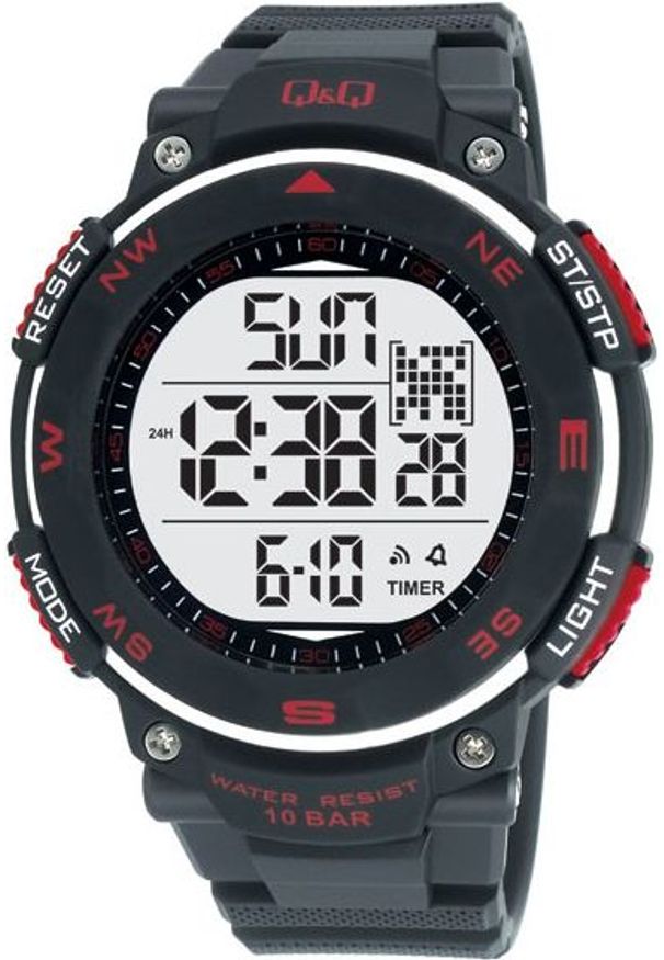 Zegarek Q&Q Męski M124-001 Metronom czarny. Kolor: czarny