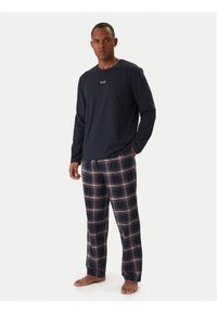 BOSS Piżama Holiday 50550777 Granatowy Regular Fit. Kolor: niebieski. Materiał: bawełna #1