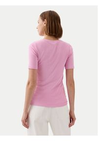 GAP - Gap T-Shirt 540635-10 Różowy Slim Fit. Kolor: różowy. Materiał: bawełna