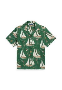 Polo Ralph Lauren Koszula 710971217001 Zielony Classic Fit. Typ kołnierza: polo. Kolor: zielony. Materiał: bawełna #4