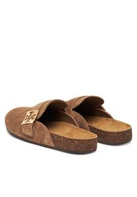 Tory Burch Klapki Mellow Mule 154446 Brązowy. Kolor: brązowy. Materiał: skóra #4