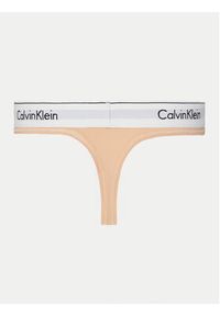 Calvin Klein Underwear Stringi 0000F3786E Pomarańczowy. Kolor: pomarańczowy. Materiał: bawełna #3