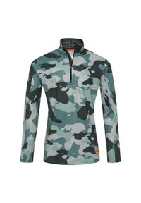 GARETH & LUCAS - Bluza narciarska Męska Gareth & Lucas The One Hundred and Three. Kolor: zielony, brązowy, wielokolorowy. Materiał: poliester, elastan. Sezon: zima. Sport: narciarstwo #1