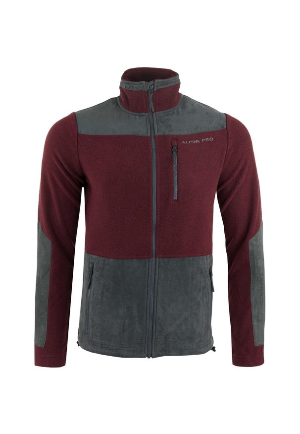 ALPINE PRO - Alpine Pro Clew M Męska bluza - Ciepła i Oddychająca. Kolor: zielony. Materiał: polar