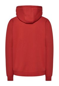 TOMMY HILFIGER - Tommy Hilfiger Bluza Logo Hoody MW0MW11599 Czerwony Regular Fit. Kolor: czerwony. Materiał: bawełna